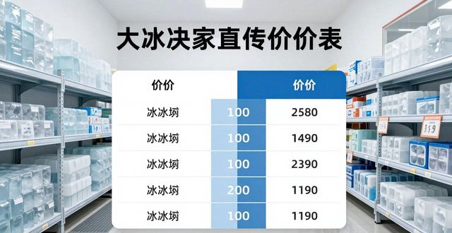 大冰块批发厂家怎么选？昆山直供渠道靠谱吗