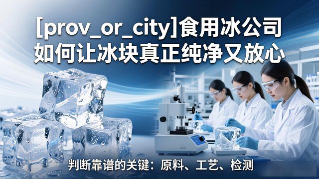 昆山食用冰公司如何让冰块真正纯净又放心