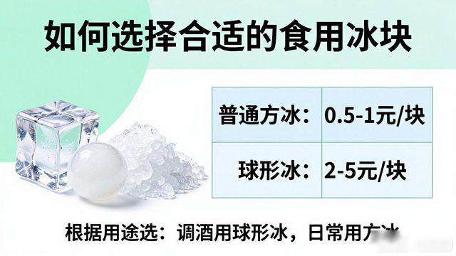 昆山食用冰块多少钱 价格与选择全解析