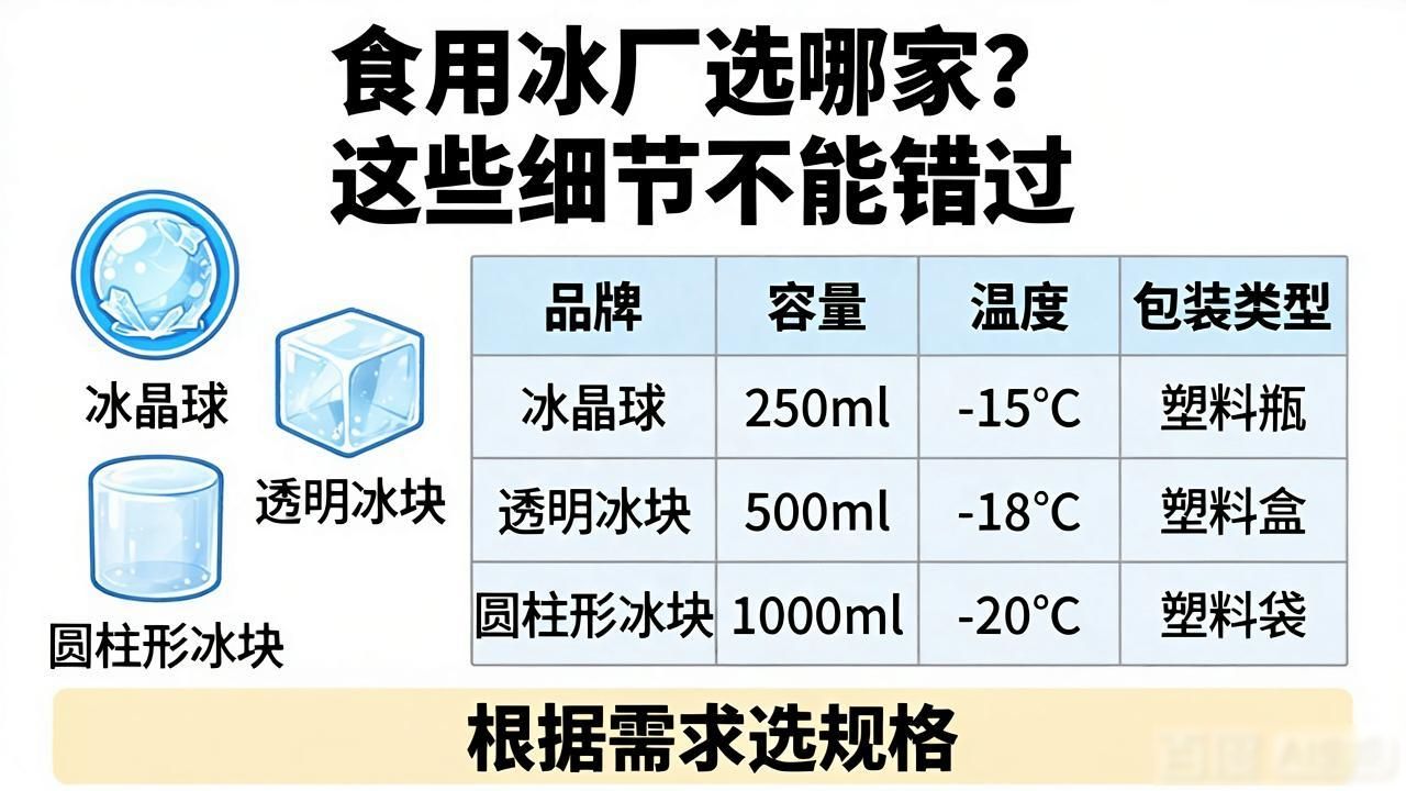 昆山食用冰厂选哪家？这些细节不能错过