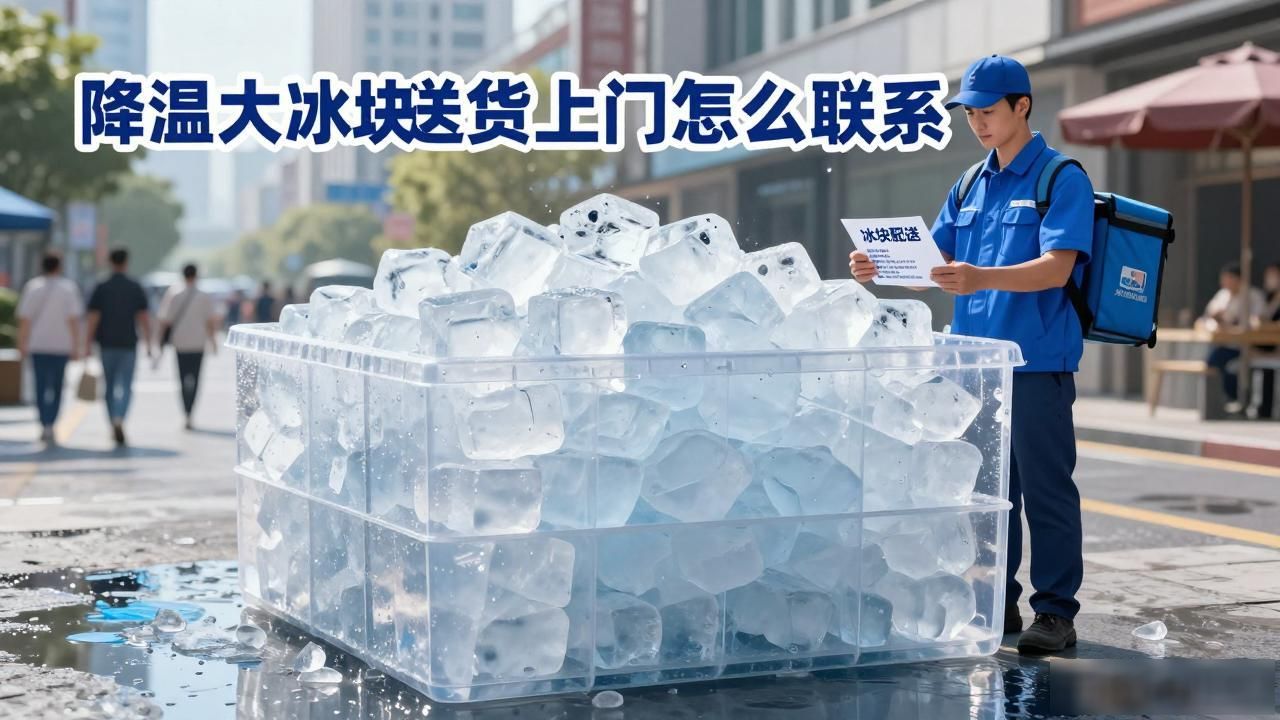 昆山降温大冰块送货上门怎么联系