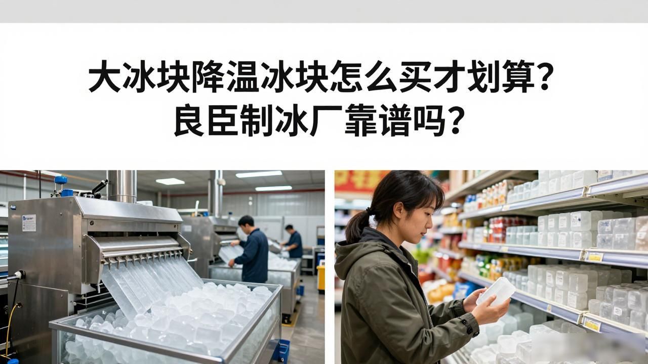 昆山大冰块降温冰块怎么买才划算？良臣制冰厂靠谱吗？