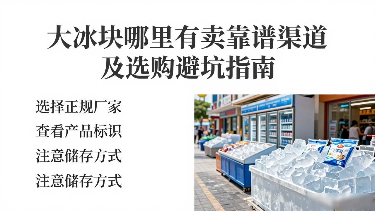 昆山大冰块哪里有卖靠谱渠道及选购避坑指南