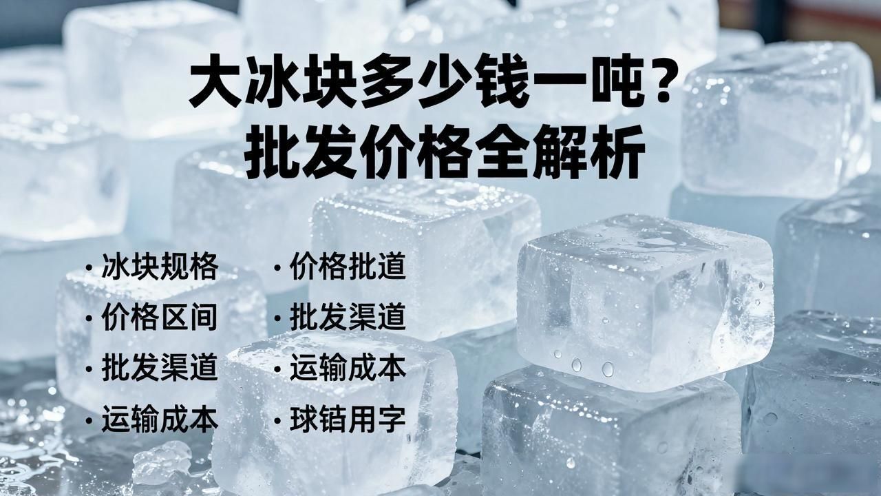 大冰块多少钱一吨？昆山批发价格全解析