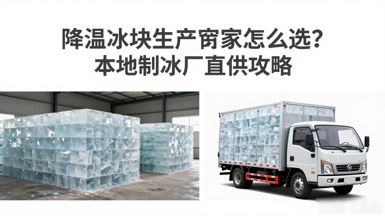 降温冰块生产厂家怎么选？昆山本地制冰厂直供攻略