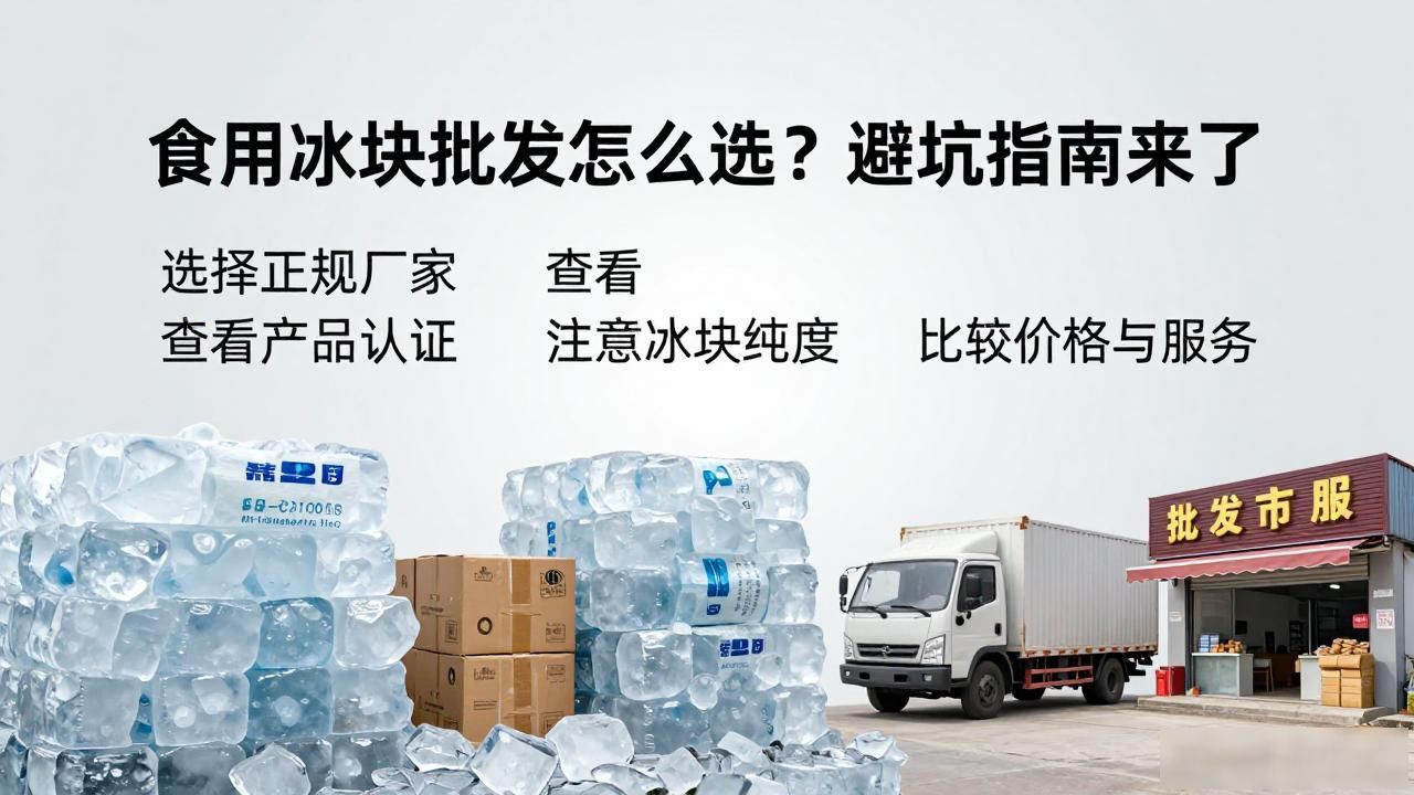 昆山食用冰块批发怎么选？避坑指南来了