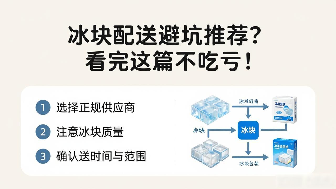 昆山冰块配送避坑推荐？看完这篇不吃亏！