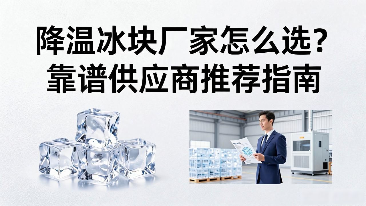 昆山降温冰块厂家怎么选？靠谱供应商推荐指南