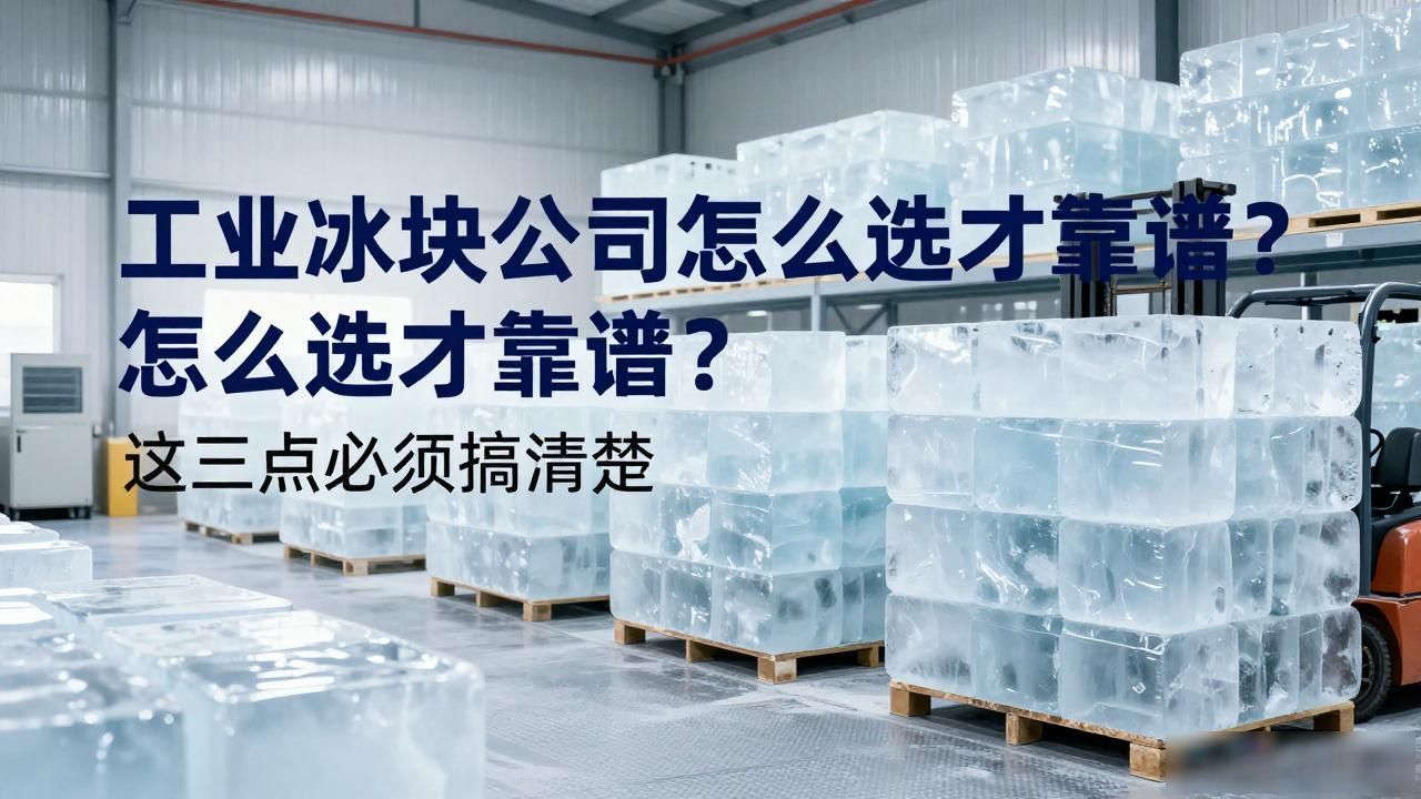 昆山工业冰块公司怎么选才靠谱？这三点必须搞清楚