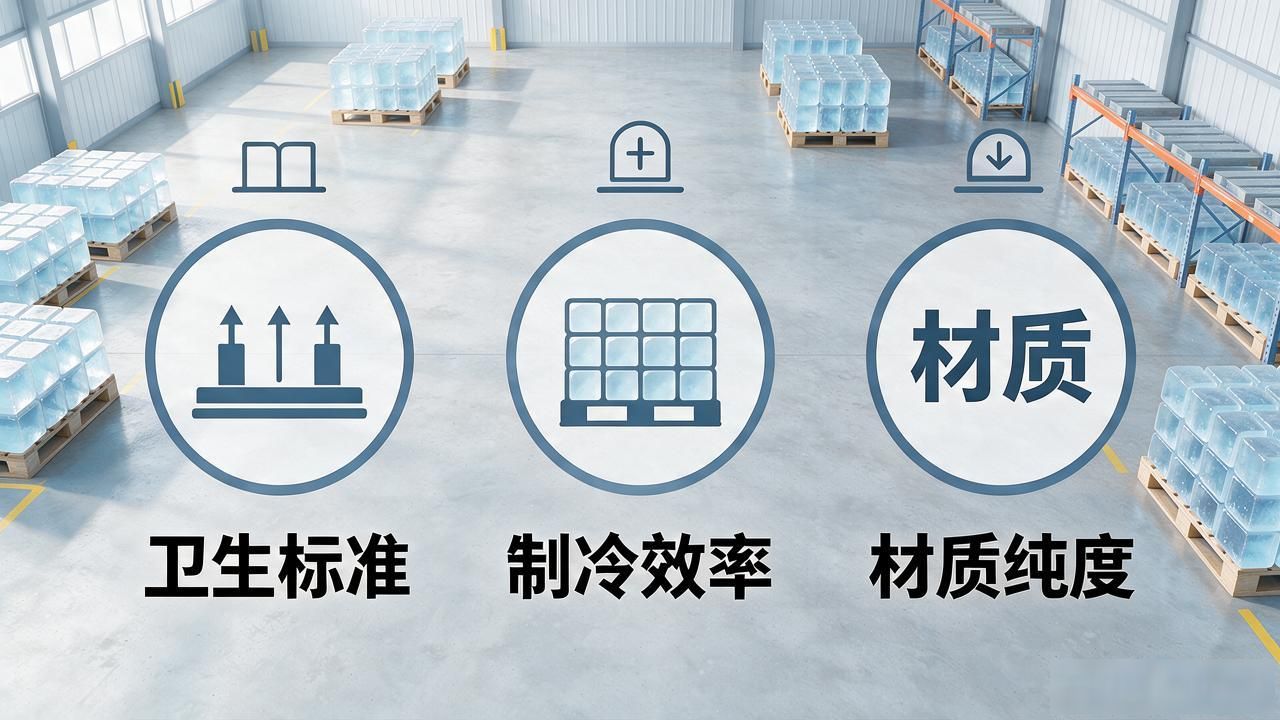 昆山工业冰块厂家怎么挑？记住这3个硬指标别踩坑