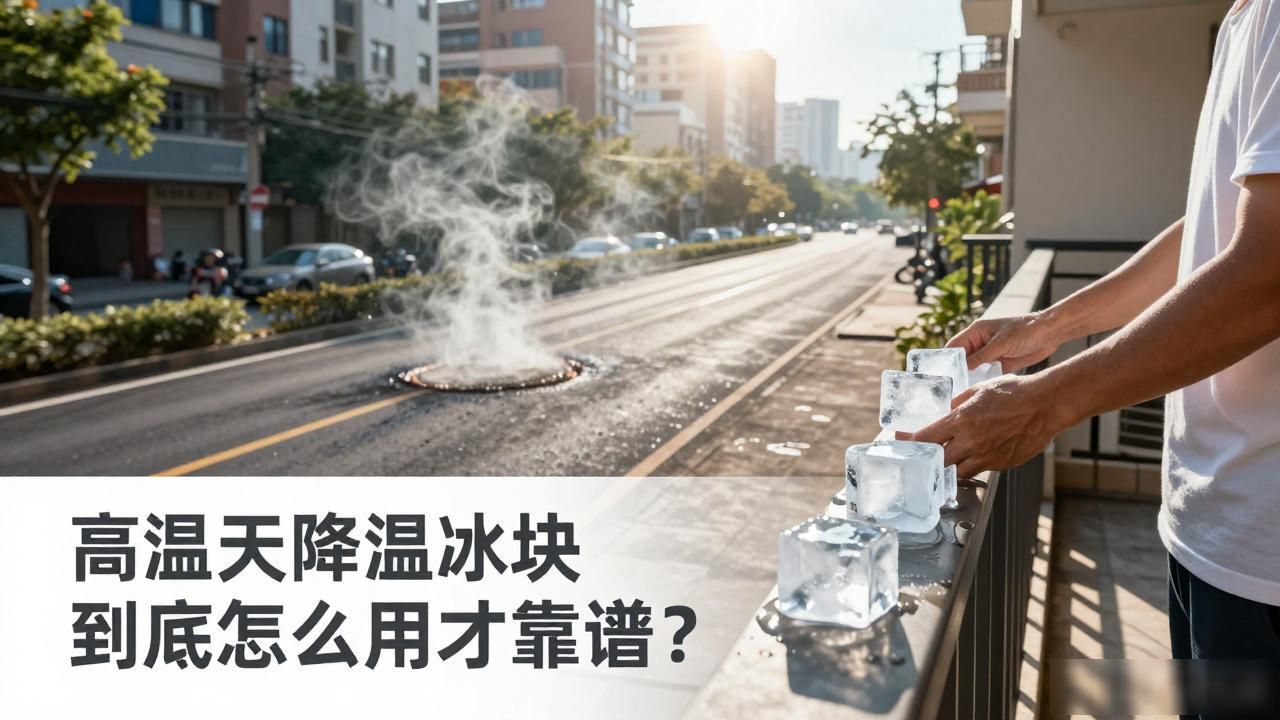 昆山高温天降温冰块到底怎么用才靠谱？